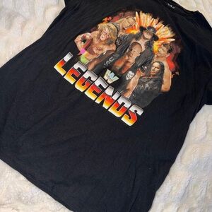 WWE Mania Legends Graphic T-Shirt Size Large